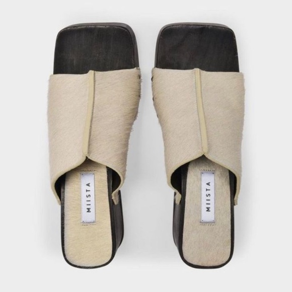 Miista Authentic Leather Clogs with Studded Strap - Picture 4 of 15